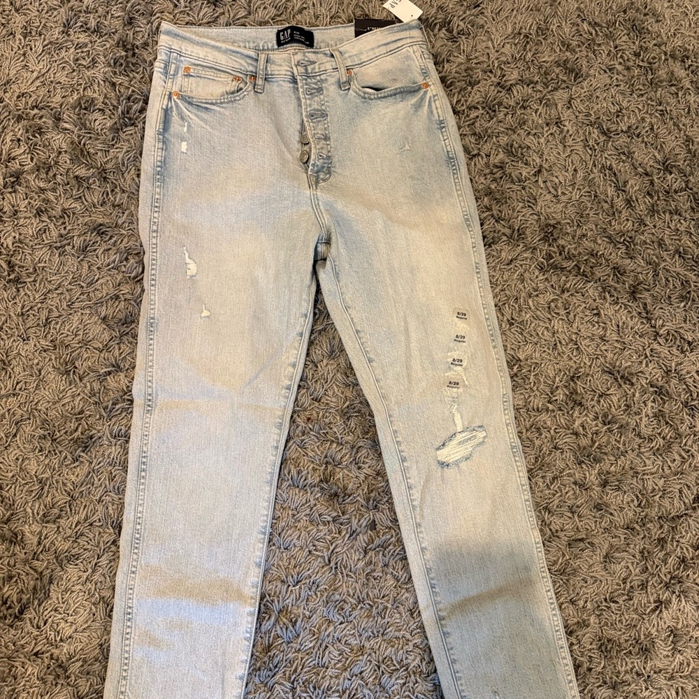 GAP Vintage Light Blue Button-Fly Jeans
